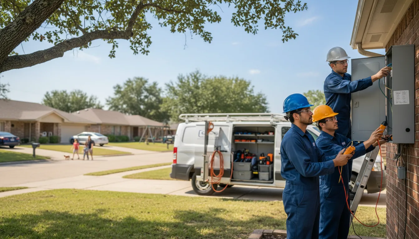 Certified electrician providing emergency electrical services in Hudson, IN